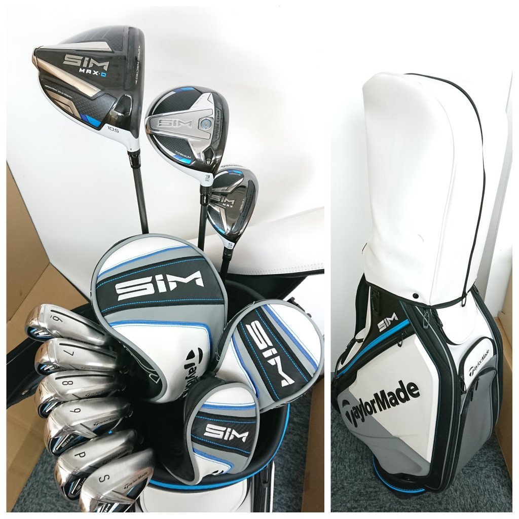 TaylorMade テーラーメイド SIM MAX・D ゴルフクラブ9本セット