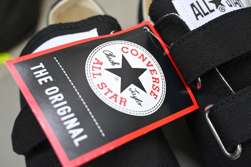 新品未使用 CONVERSE コンバース ALL STAR V-3 OX ベルクロ ブラック 黒 US9.5 28センチ 送料無料 定価7,150円_画像5