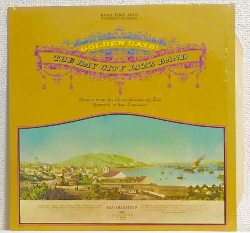 全体的良〜美品！The Bay City Jazz Band Golden Days '69年オリジナル・ステレオLP ニューオーリンズジャズ Contemporary Records S10053_画像1
