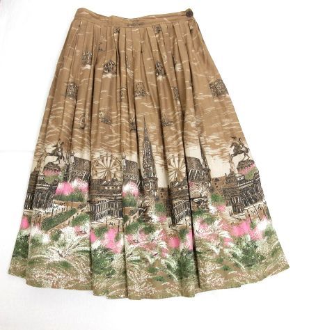 50s 60s LIGHTNINGジップ ビンテージ フレアースカート カナダ 50s 60s LIGHTNINGジップ ビンテージ フレアースカート カナダ
