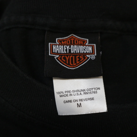 00s USA製 Harley Davidson タズ ルーニーテューンズ Tシャツ M ハーレーダビッドソン ロゴ Looney Tunes ヴィンテージ _画像9
