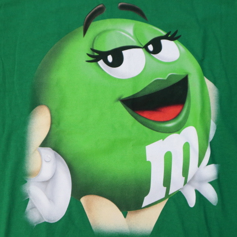 M M S エムアンドエムズ Green Tシャツ L グリーン M M World キャラクター ロゴ チョコレート お菓子 Usa 企業 イラスト イラスト キャラクター 売買されたオークション情報 Yahooの商品情報をアーカイブ公開 オークファン Aucfan Com