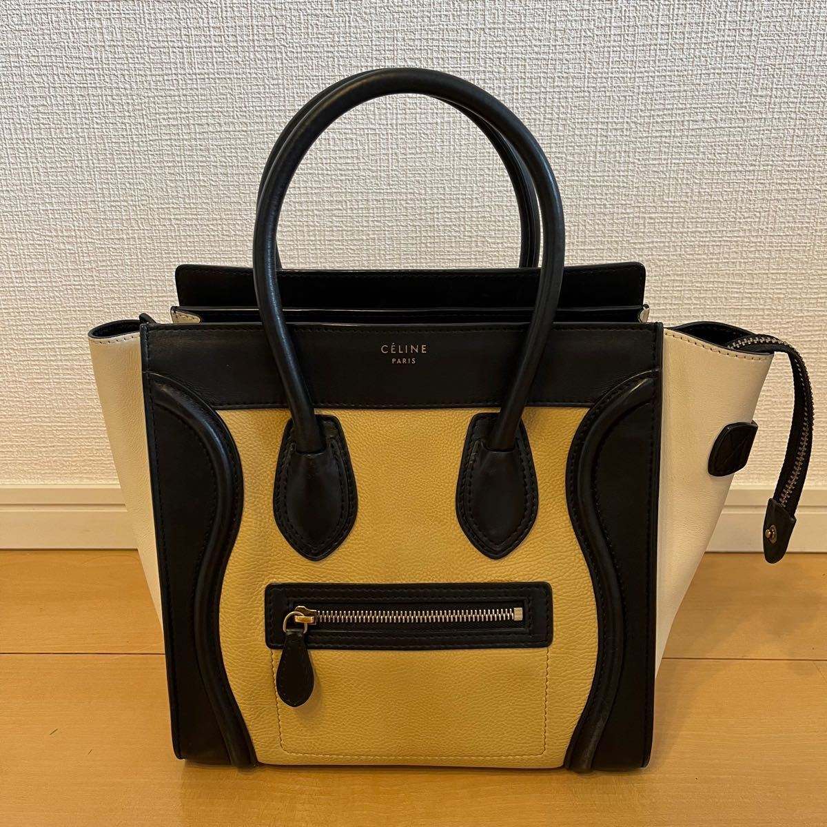 CELINE セリーヌ ラゲージ バイカラー 保存袋付き | contifarma.pe