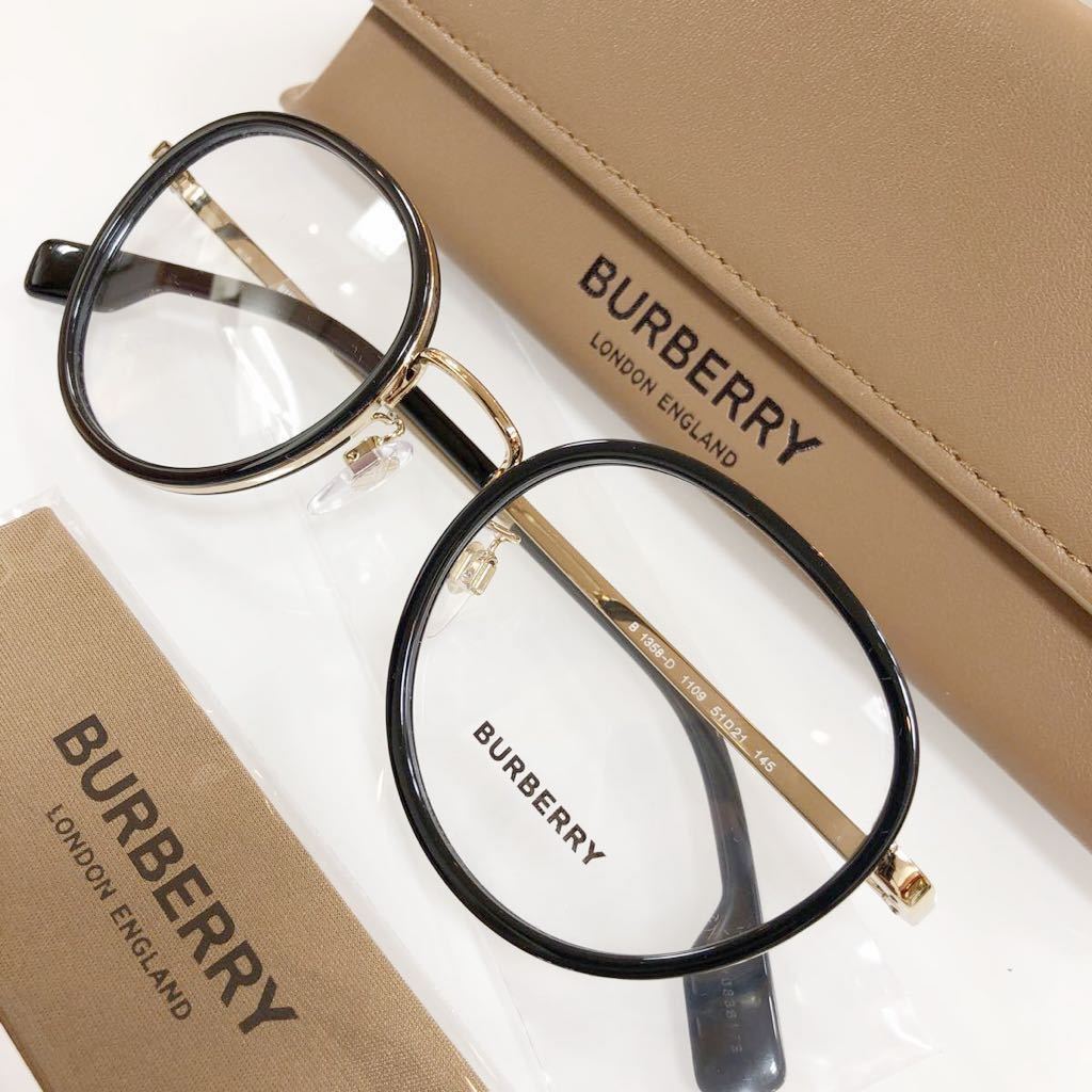安心の2年間保証付き 定価￥38,500 新品 バーバリー メガネ BE1358D B1358D 1109 1358 フレーム BURBERRY  正規品 新品 メガネフレーム 眼鏡