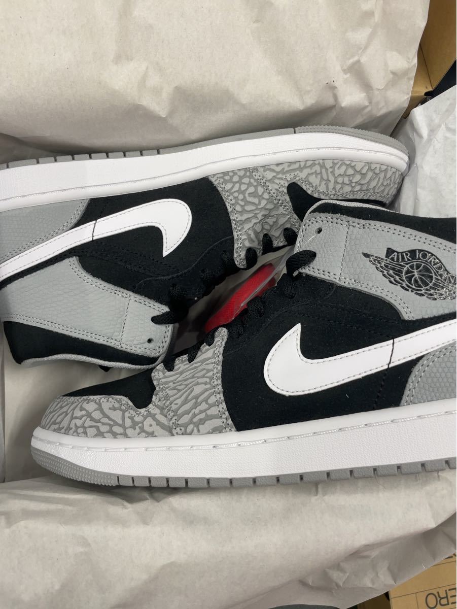 US 9 NIKE AIR JORDAN 1 MID SE ELEPHANT