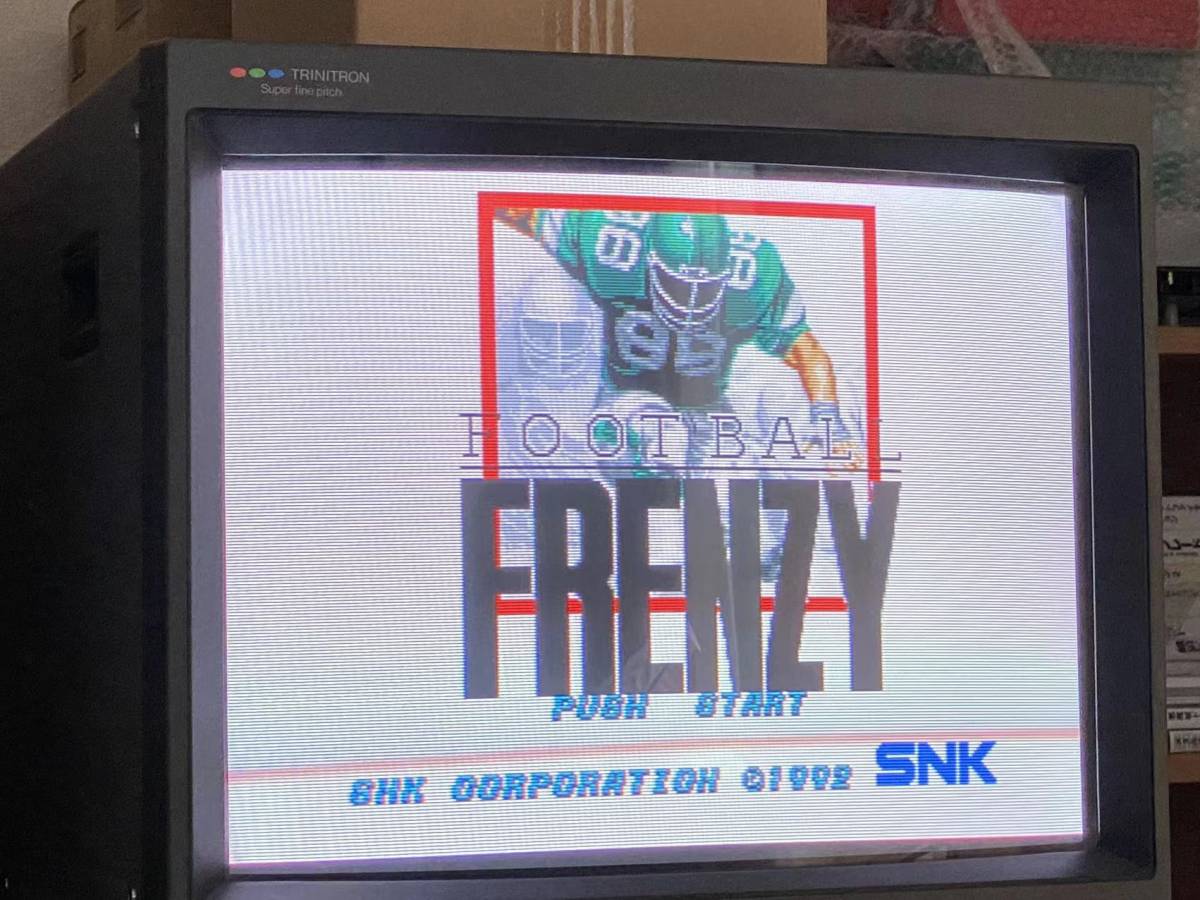 ネオジオ ロムカセット FOOT BALL FRENZY フットボールフレンジー 日本国内正規品の画像5