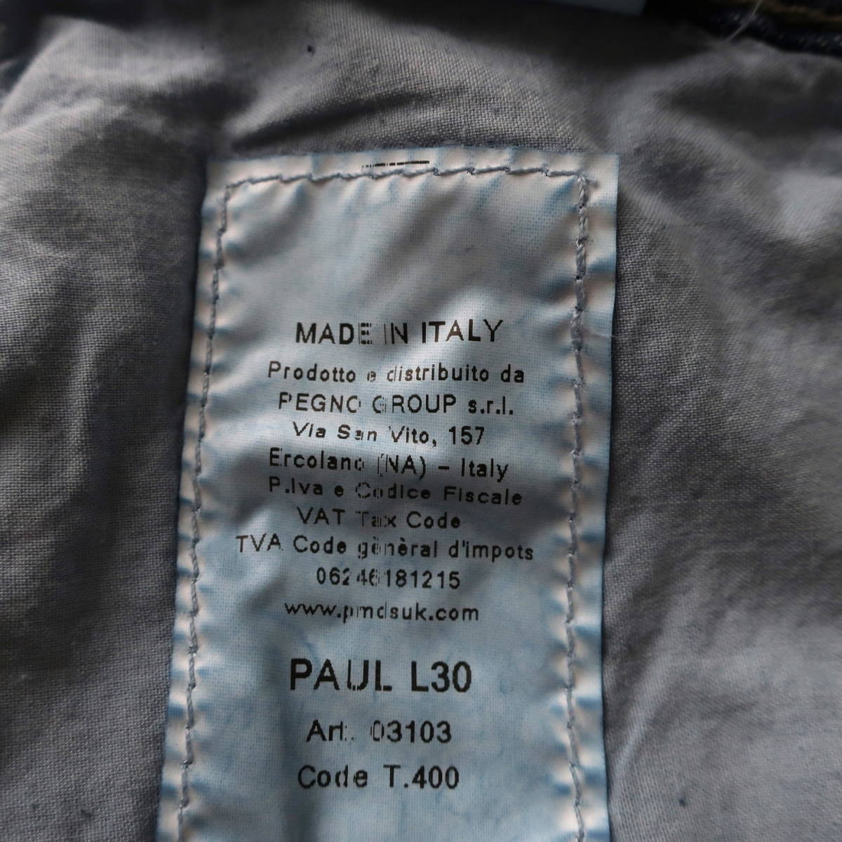 新品 PMDS イタリア製 デニム ジーンズ ストレッチ PAULメンズ W30 www