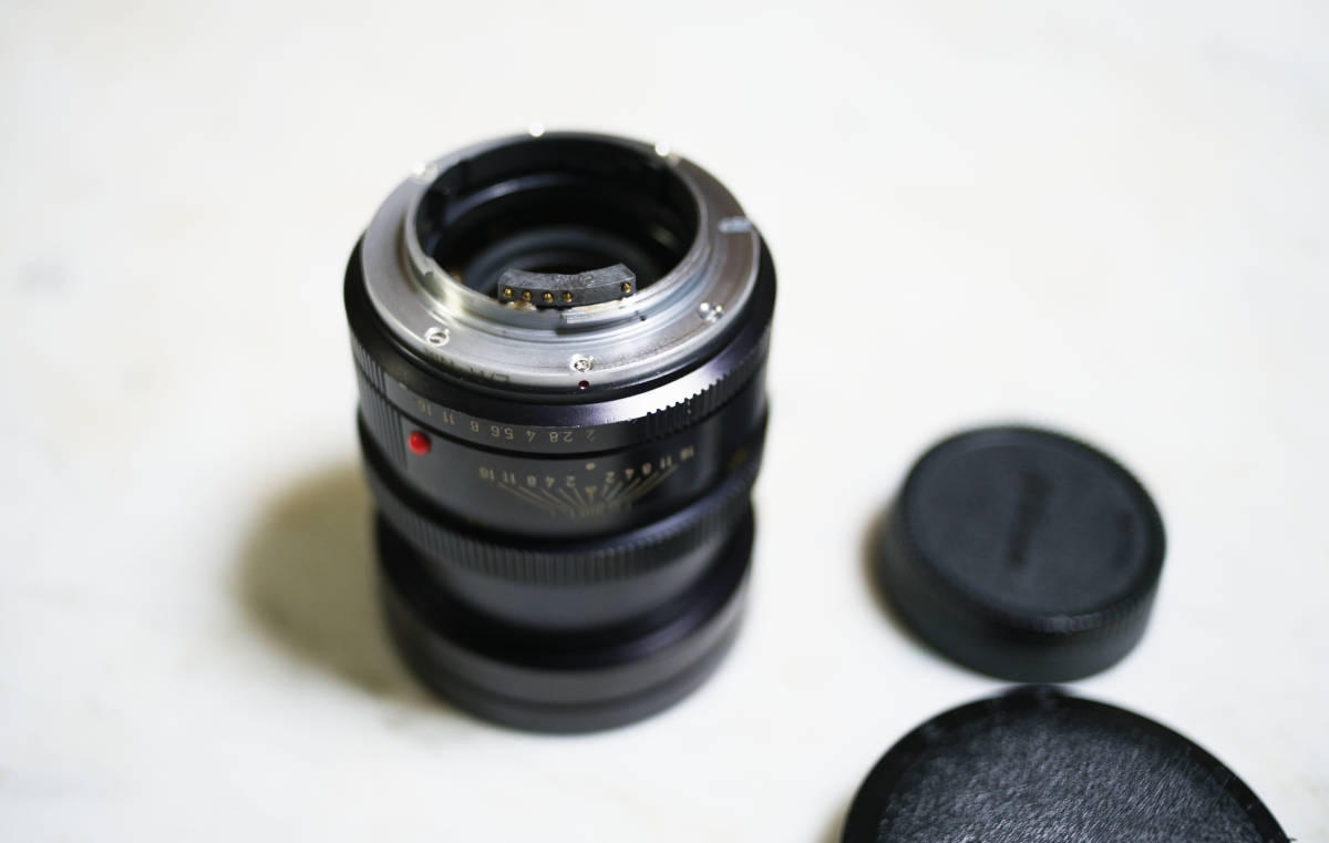 Leica ライカ SUMMICRON-R 90mm f/2 for Nikon 電子接点付