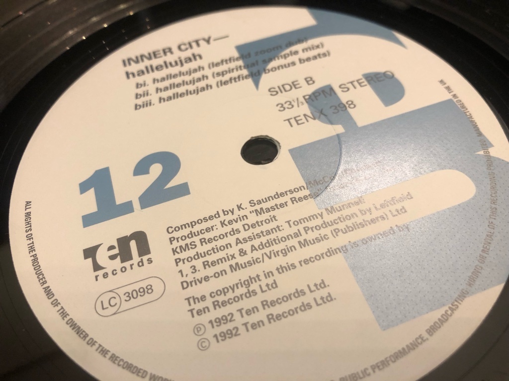 12”★Inner City / Hallelujah '92 / ヴォーカル・ハウス・クラシック！の画像1