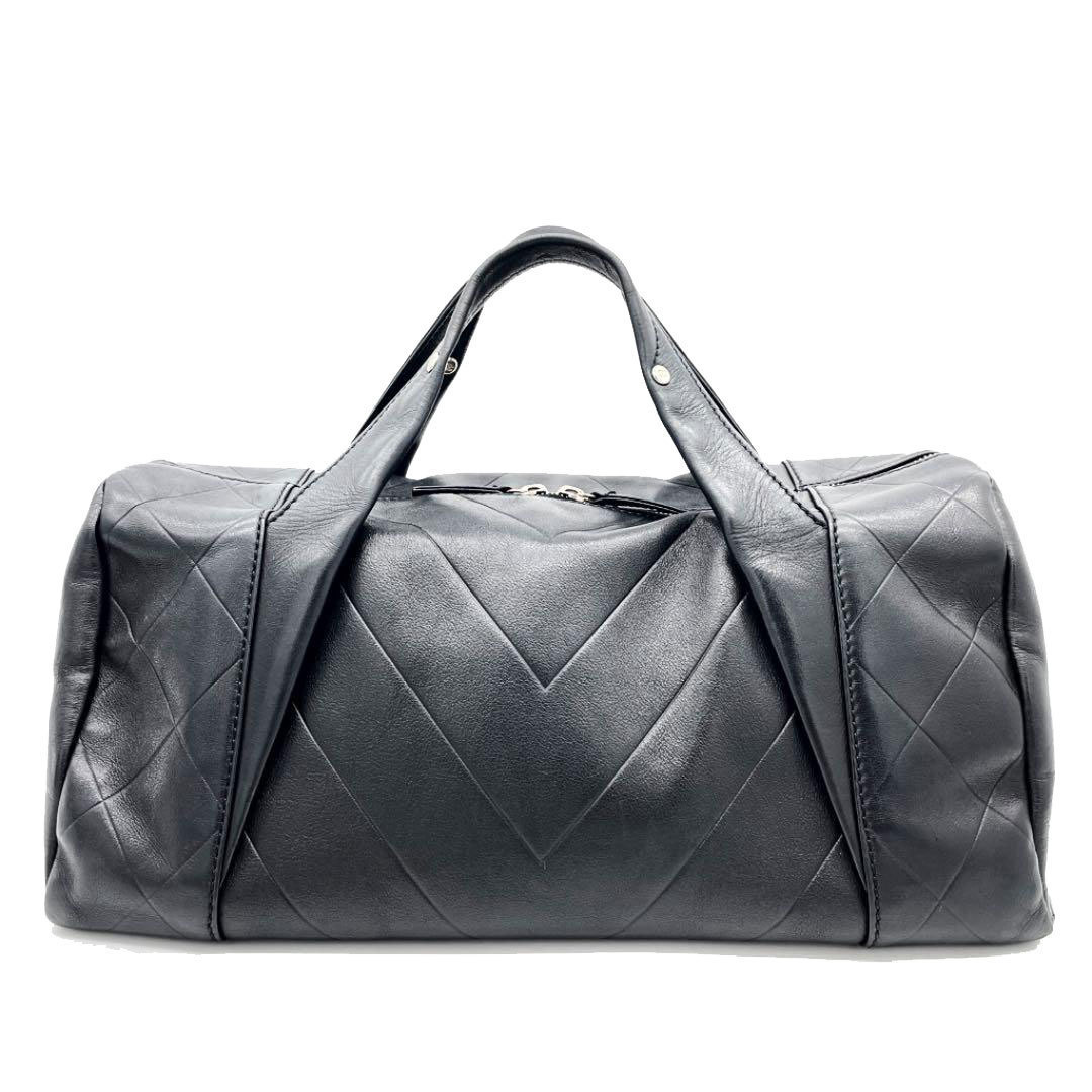 ❤️正規品❤️ シャネル CHANEL キャビアスキン Vステッチボストン