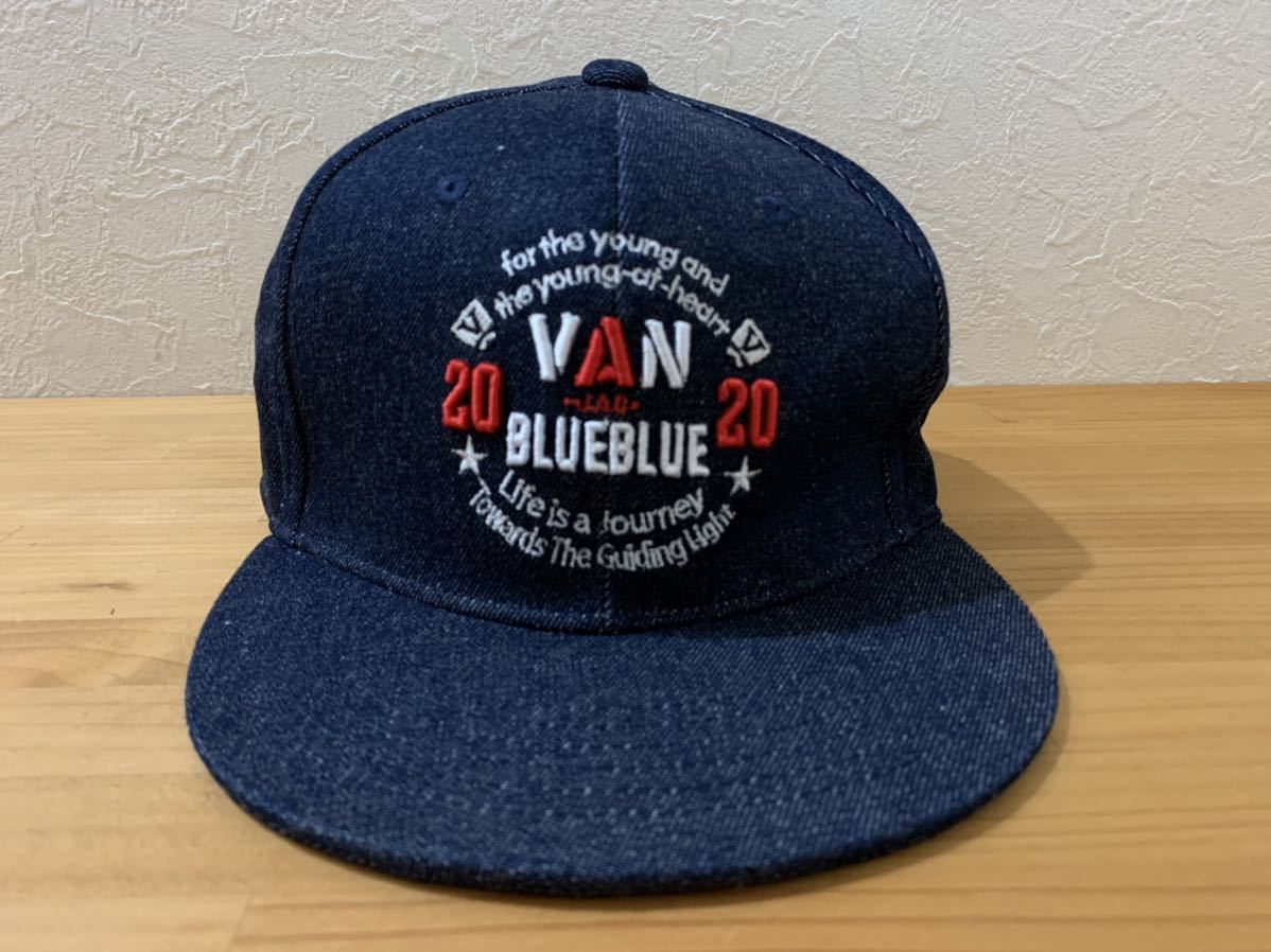 VANJAC×BLUE BLUEコラボ　デニムキャップ　Mサイズ 58センチ_画像1