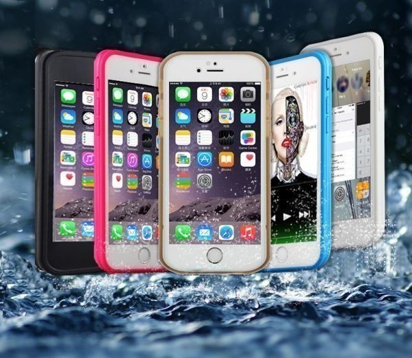 5色★送料140円★iPhone5S防水ケース 防水カバー ウォータープルー衝撃吸収 国内配送 黒・白・青・ピンク・半透明金