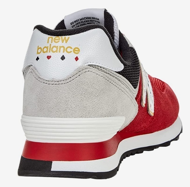ンテンプレ ヤフオク! - 海外限定 New Balance 574 トランプ柄 Red with... オークファ