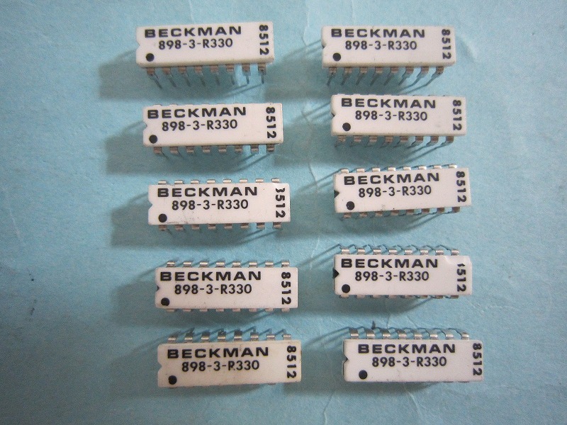 【送料無料】BECKMAN　ベックマン　集合抵抗　3種類　電子工作　ユニバーサル基板作成に最適