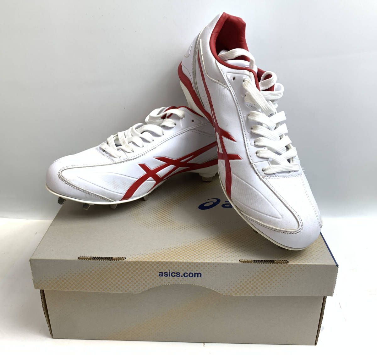 ヤフオク! - asics アシックス 樹脂底スパイク 金具固定式 プ...