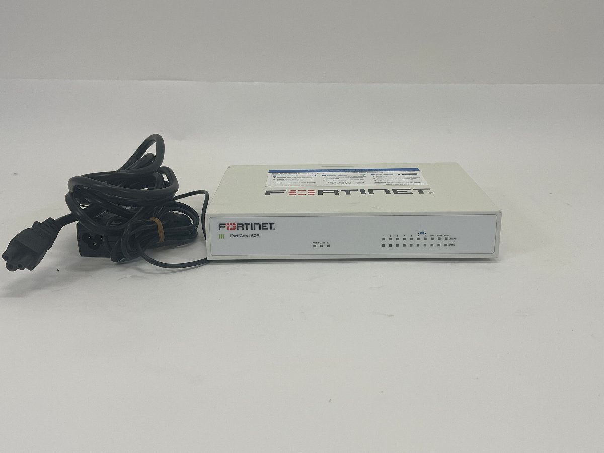 Fortinet Fortigate 60F 工場出荷初期化済み(4) ライセンス Fortinet Fortigate 60F 工場出荷初期化済み(4) ライセンス