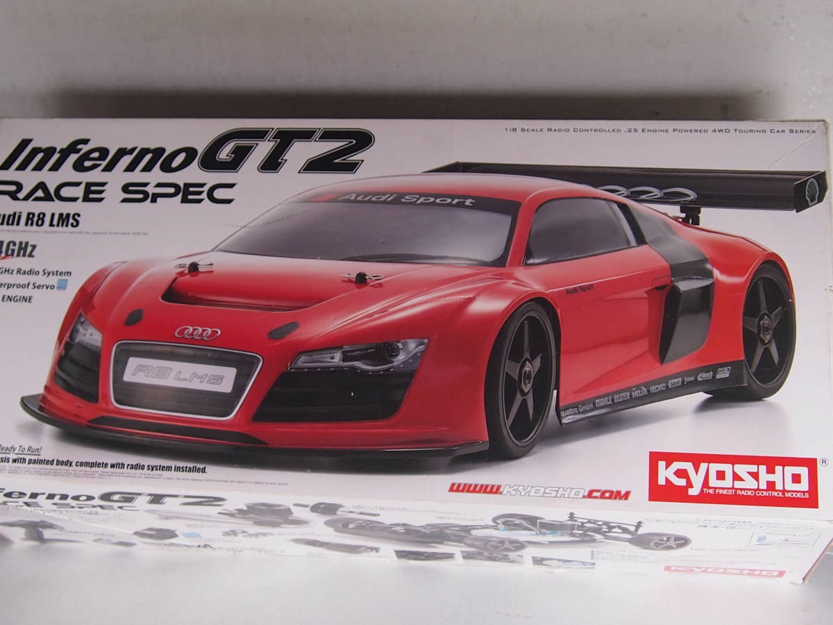 京商 1/8 エンジンラジコン インファーノGT2 アウディR8 bskampala.com