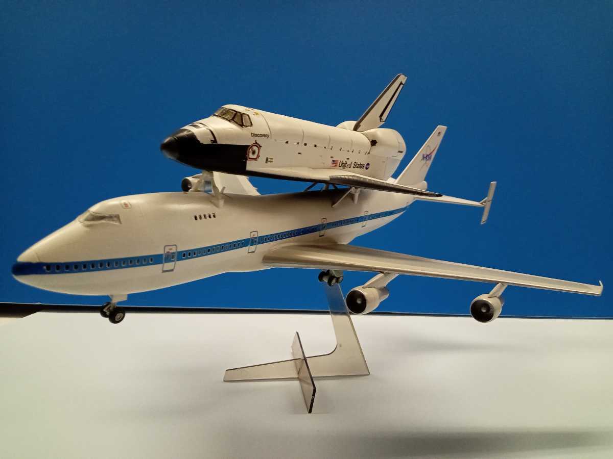 スペースシャトル＆ボーイング747　完成品　ハセガワ　1/200のサムネイル
