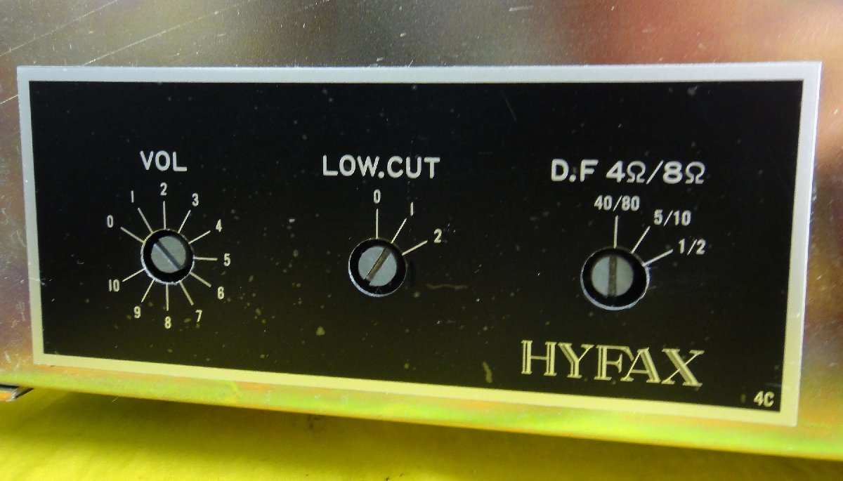 HYFAX（不二音響株式会社）/パワー・アンプ『PR-1802』e_画像4
