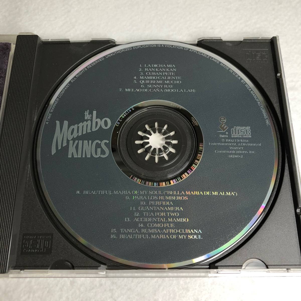 中古CD The Mambo Kings サウンドトラック US盤 9 61240-2 マンボウ・キング　サントラ_画像5