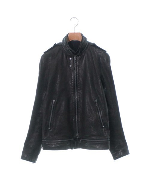 午前12時前のご注文は当日発送 超美品 ヴィリジアン レザー ライダース