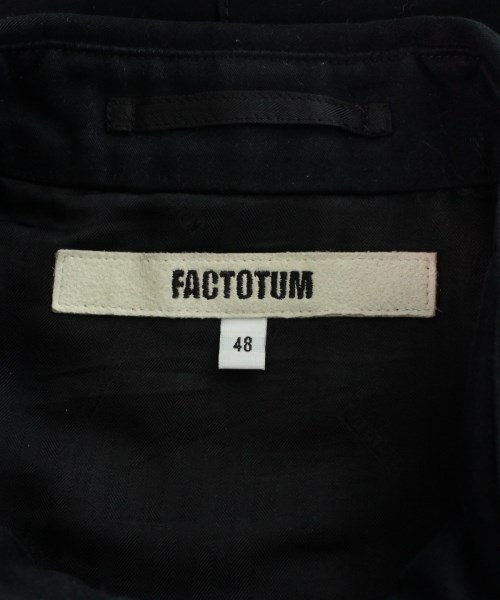 FACTOTUM ファクトタム メルトンフードステンカラー S 日本製 美品 超