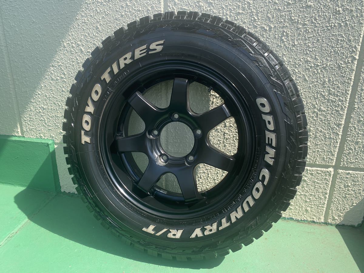 オリジン MUD-SR7 マットブラック TOYO オープンカントリー R/T MT 185