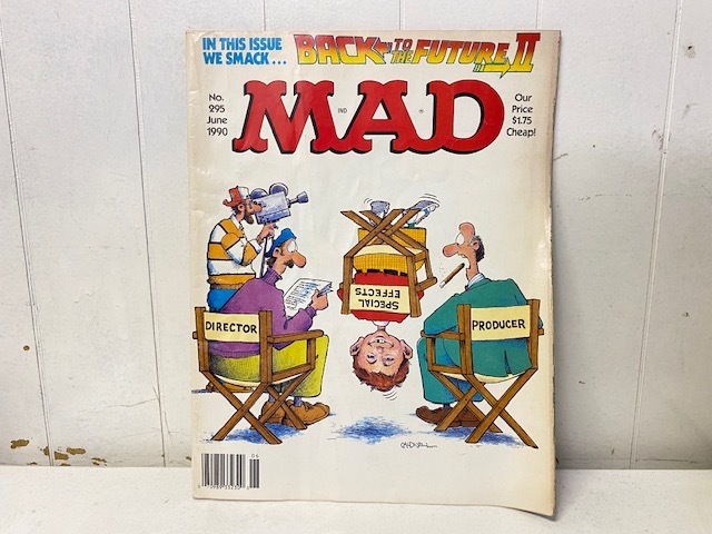  click post possible! 1990 year [ mud magazine ]MAD MAGAZINE magazine book@ Alfred E Newman comics mud magazine VG-A-41