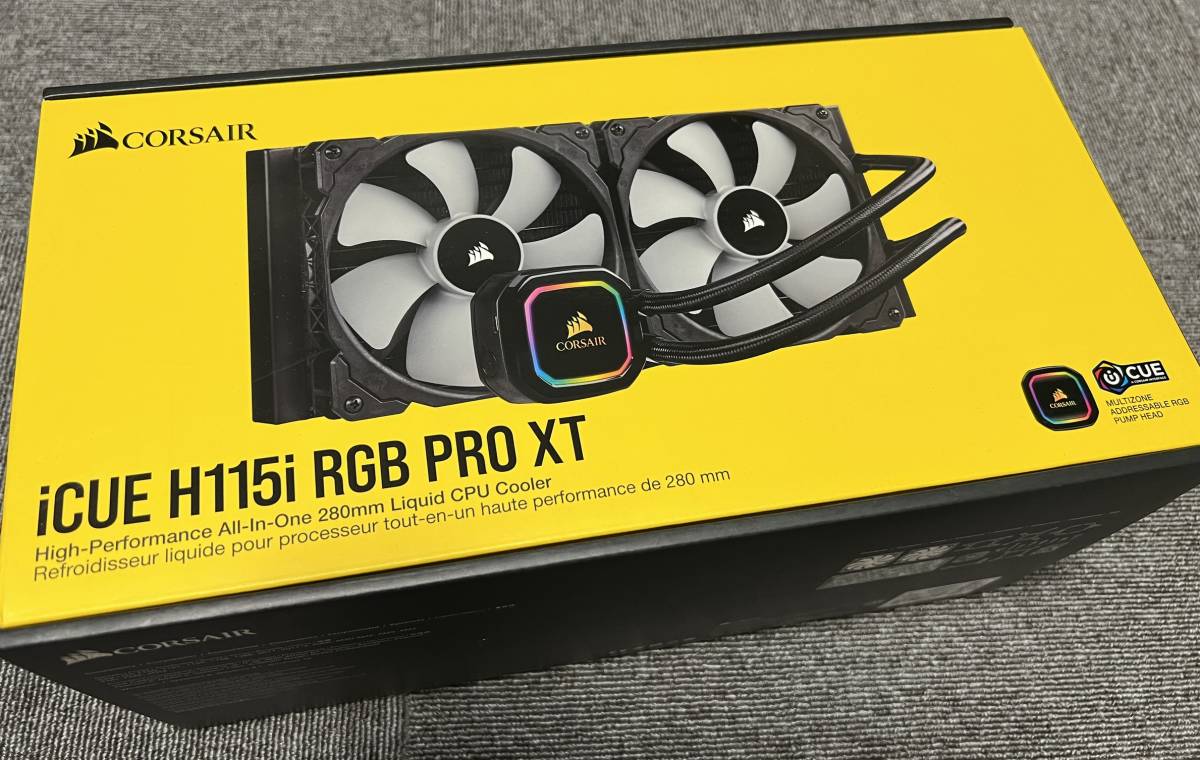 Corsair (コルセア) H115i RGB PRO XT 280mm 水冷一体型CPUクーラー