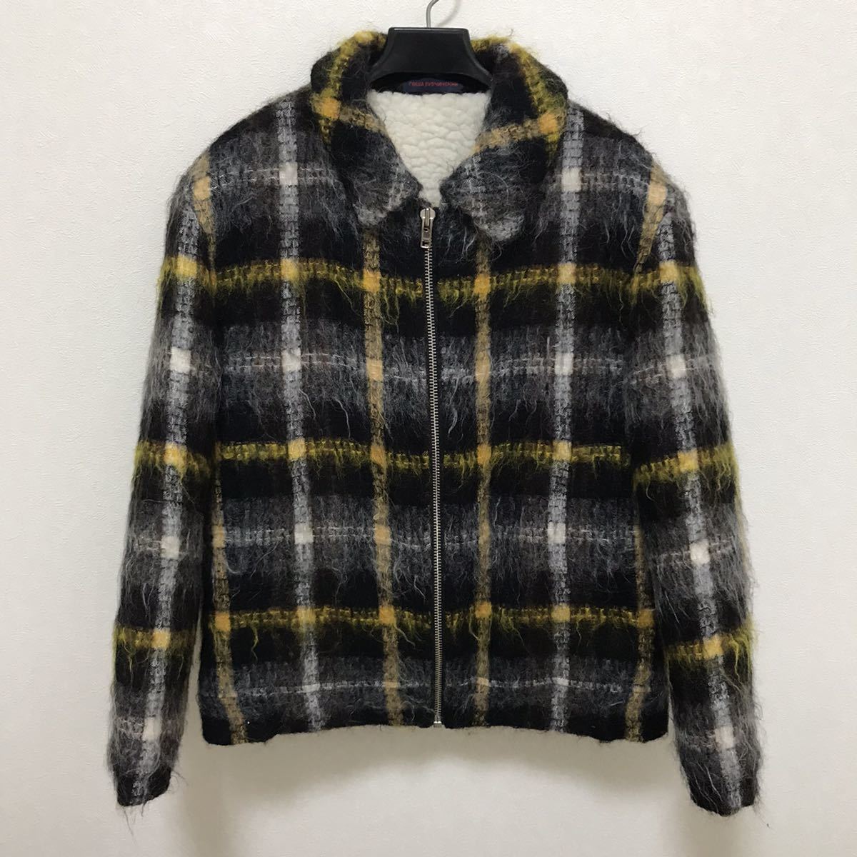 gosha rubchinskiy モヘア チェック ボアジャケット sariater-hotel.com
