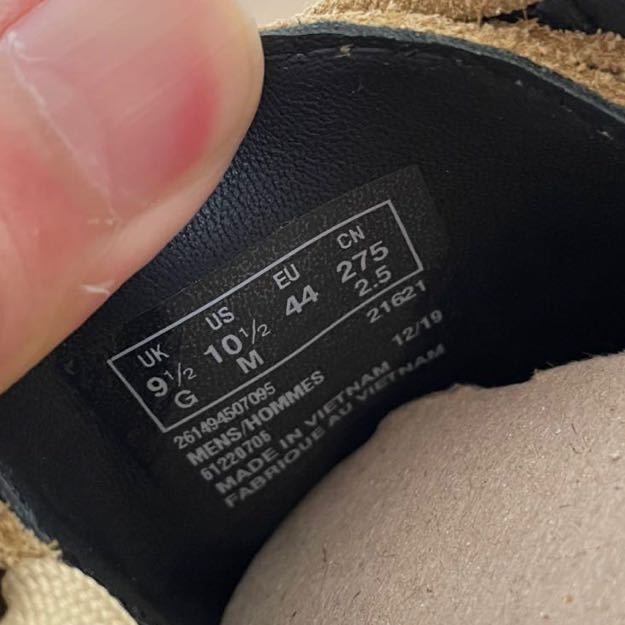 【GORE-TEX 】Clarks クラークス Wallabee ワラビー GTX UK9.5 27.5 メープル スウェード ベージュ vibram_画像5