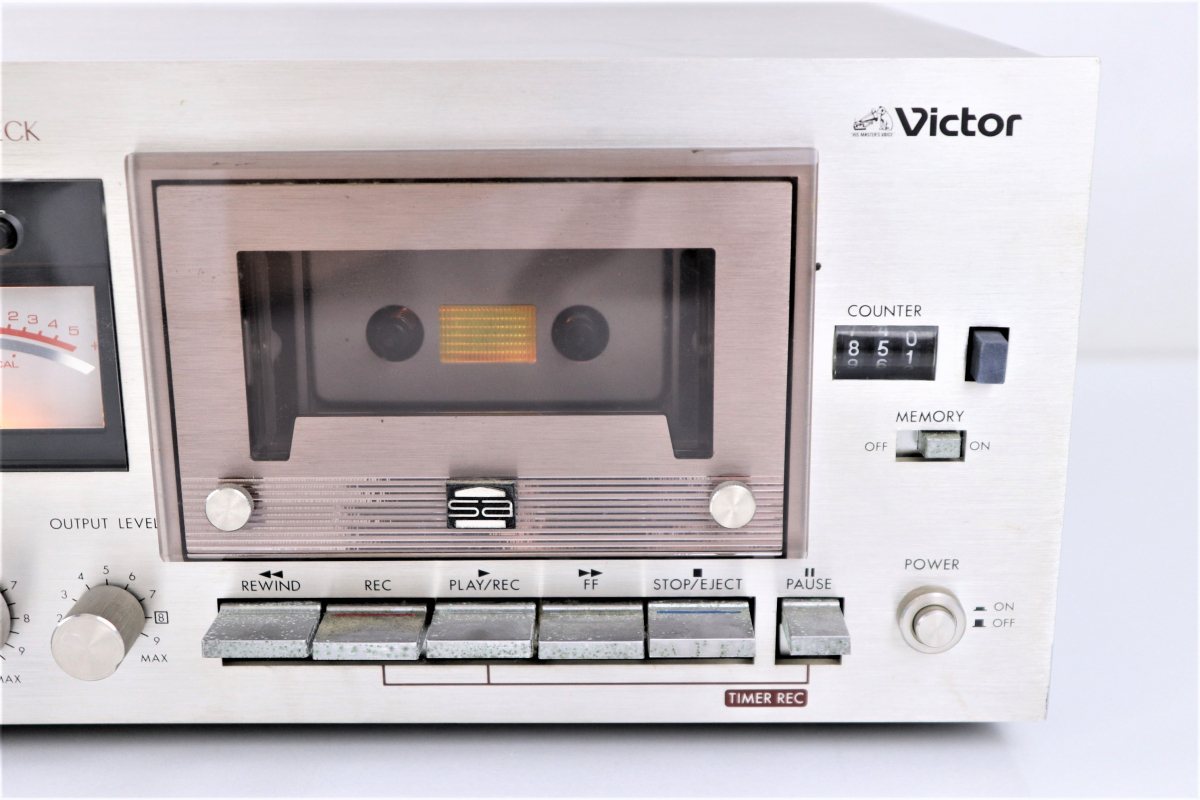 【動作良好】 Victor KD-75SA ビクター STEREO CASSETTE TAPE DECK Super ANRS搭載 ステレオカセットテープデッキ 1977年 日本製 003FSFZ90_画像4