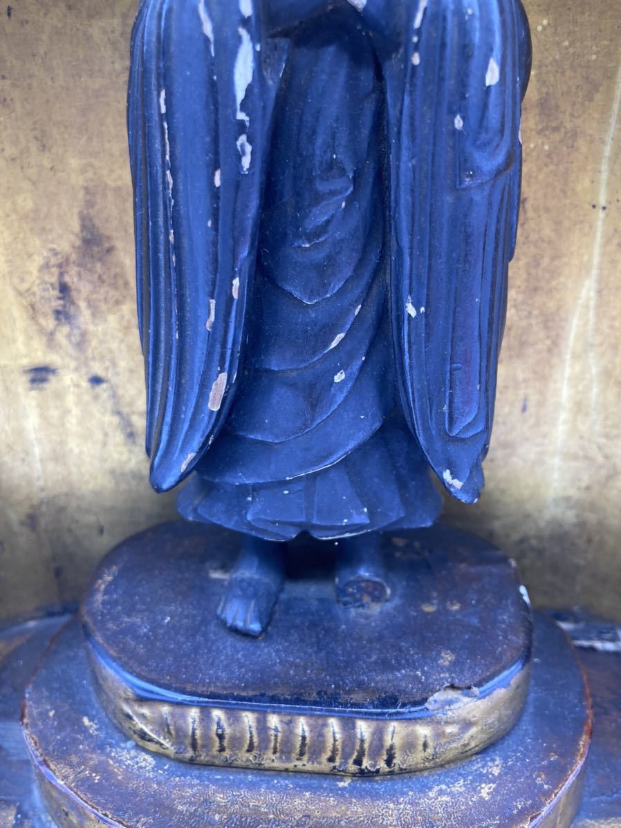 江戸時代 厨子仏像 木彫 傷あり 現状渡し 仏教美術 www.nickstellino.com