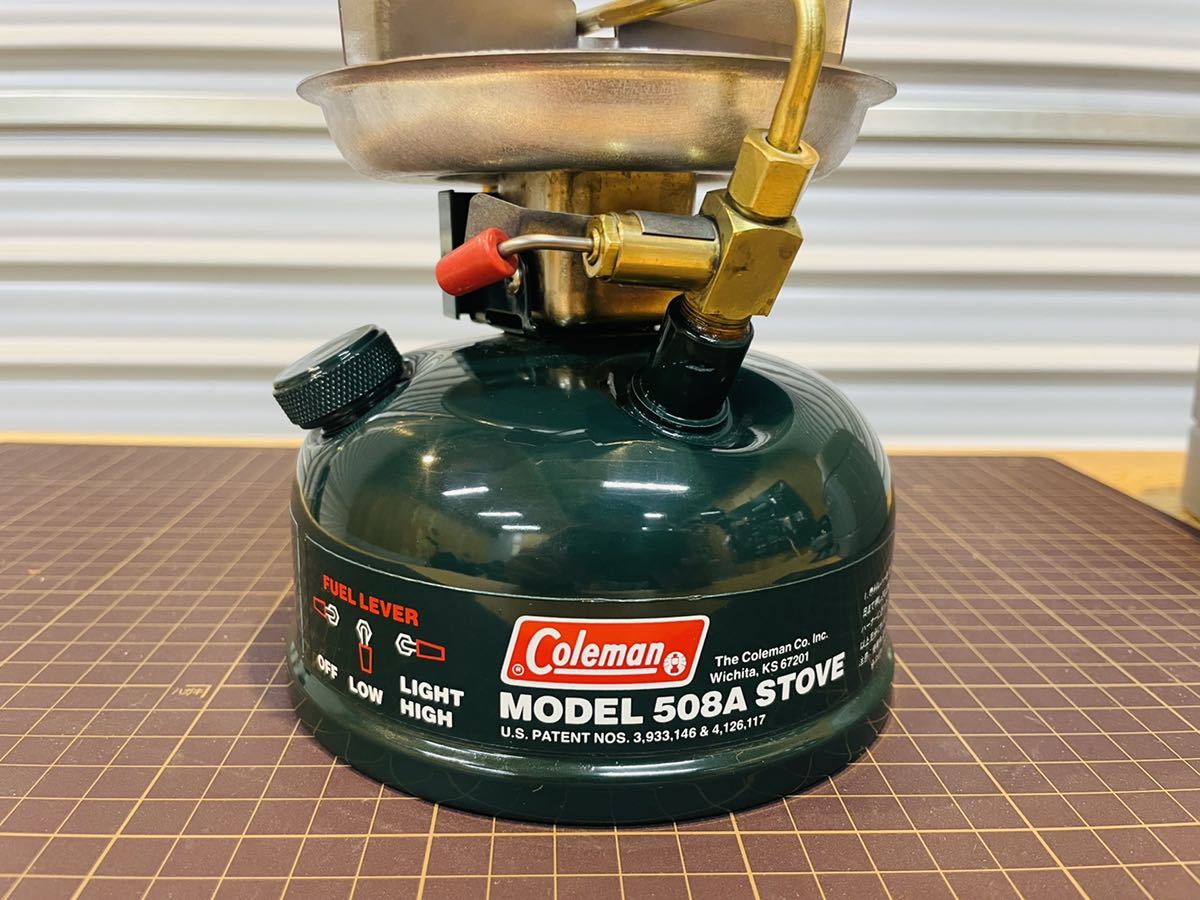 Coleman コールマン:508Aシングルストーブ(1991年5月製) Coleman コールマン:508Aシングルストーブ(1991年5月製)