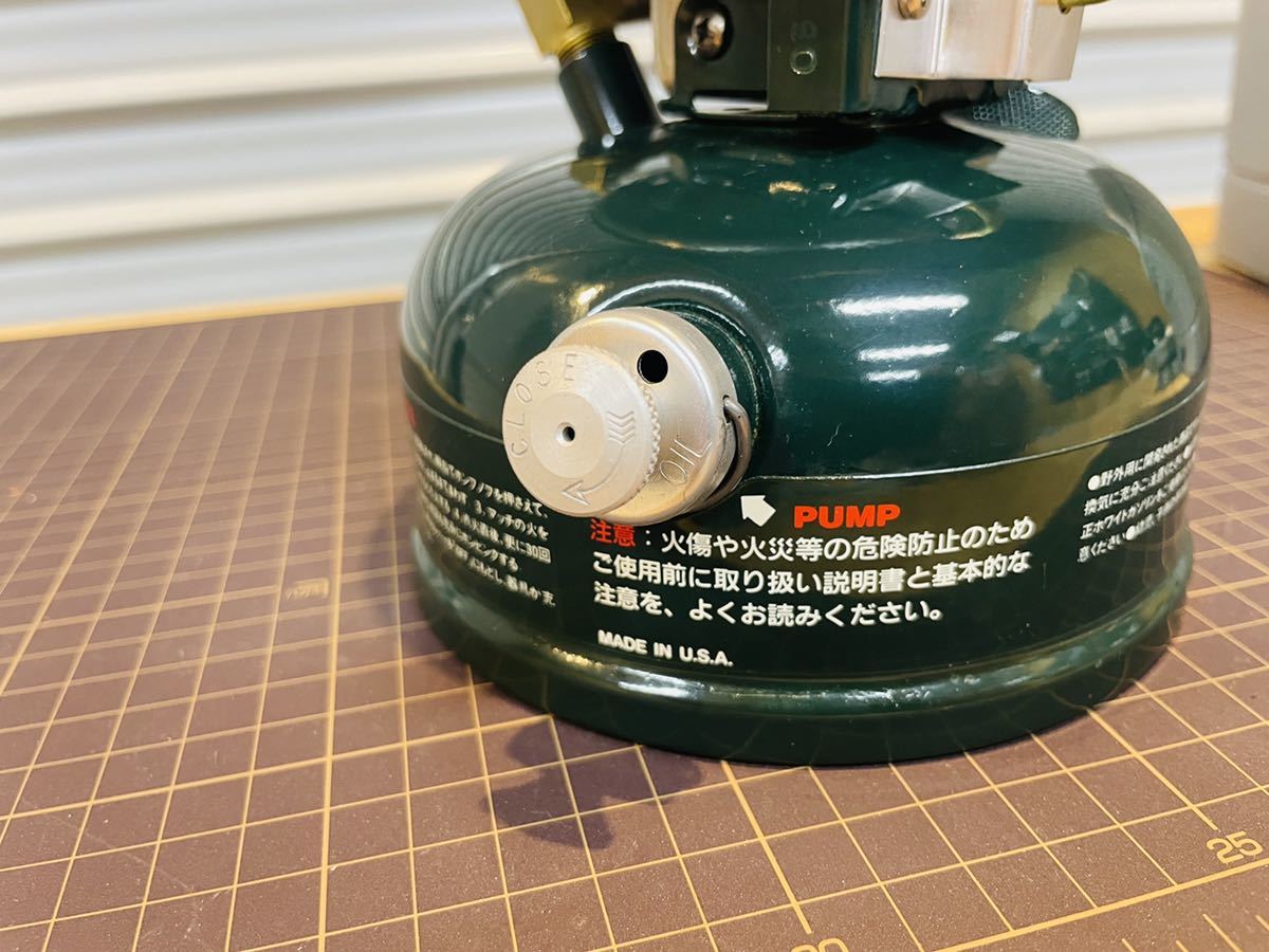 Coleman コールマン:508Aシングルストーブ(1991年5月製) Coleman コールマン:508Aシングルストーブ(1991年5月製)