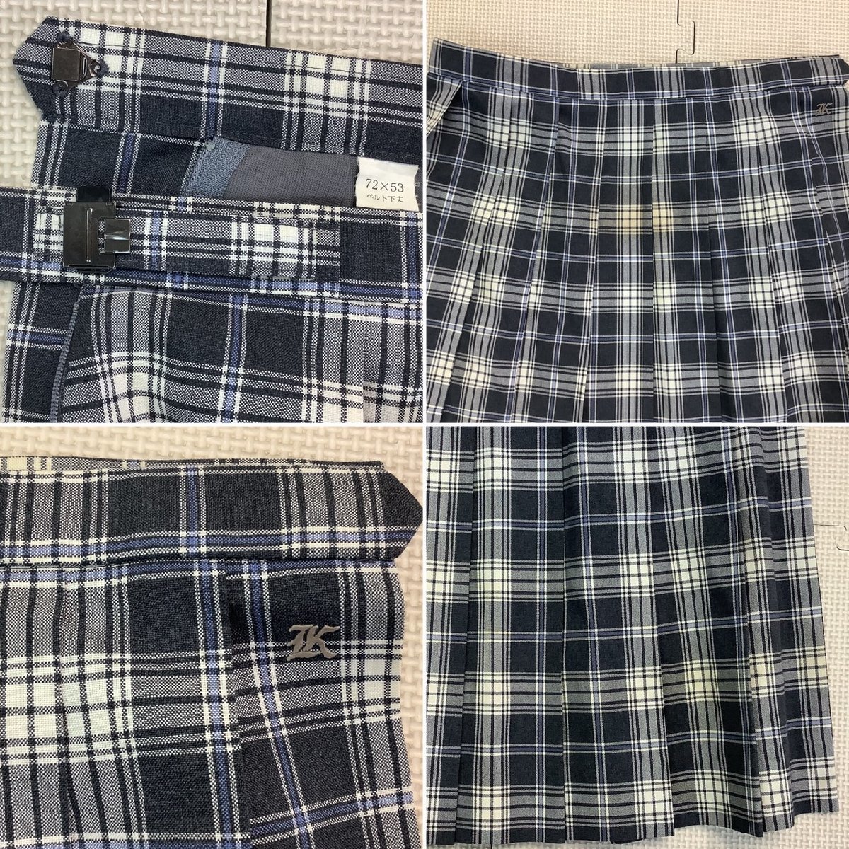 【逸品】 山形県 (中古) Y)I976 北村山高校 2点セット スカート ブラウス 学生服