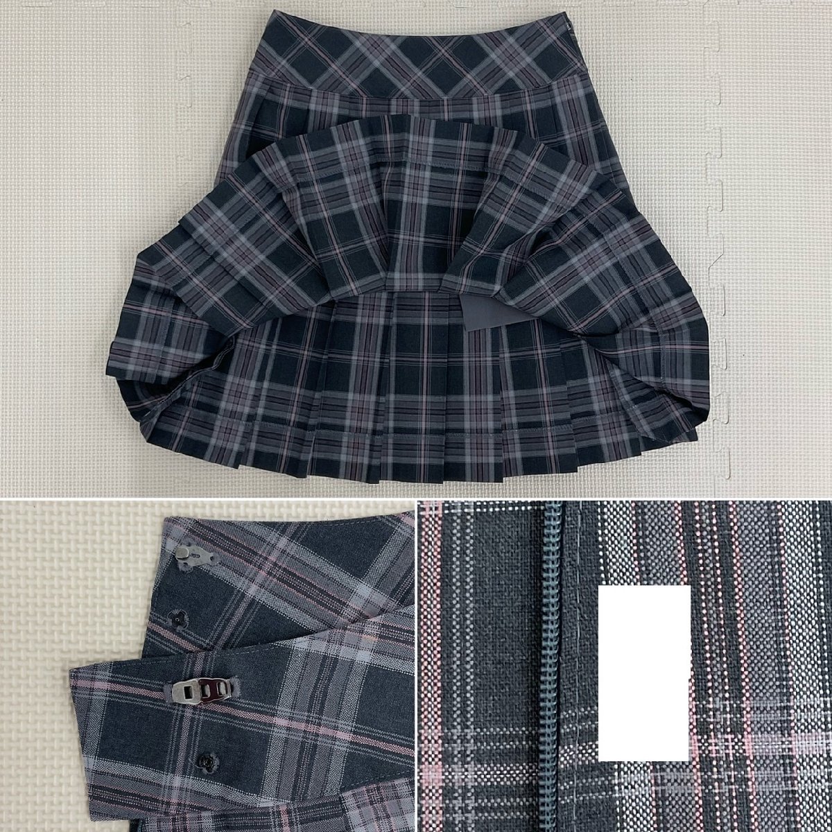 工場直売 US554 (中古)千葉県 /S/13/W63/丈48 3点セット 印幡明誠高校 学生服