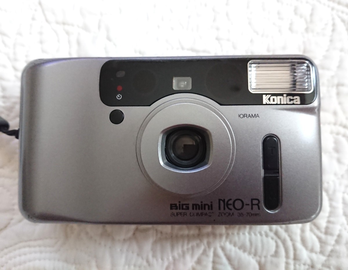 【動作確認済】 konicaコニカ フィルムカメラ BIG mini NEO-R ケース リモコン 取説付き KONICA