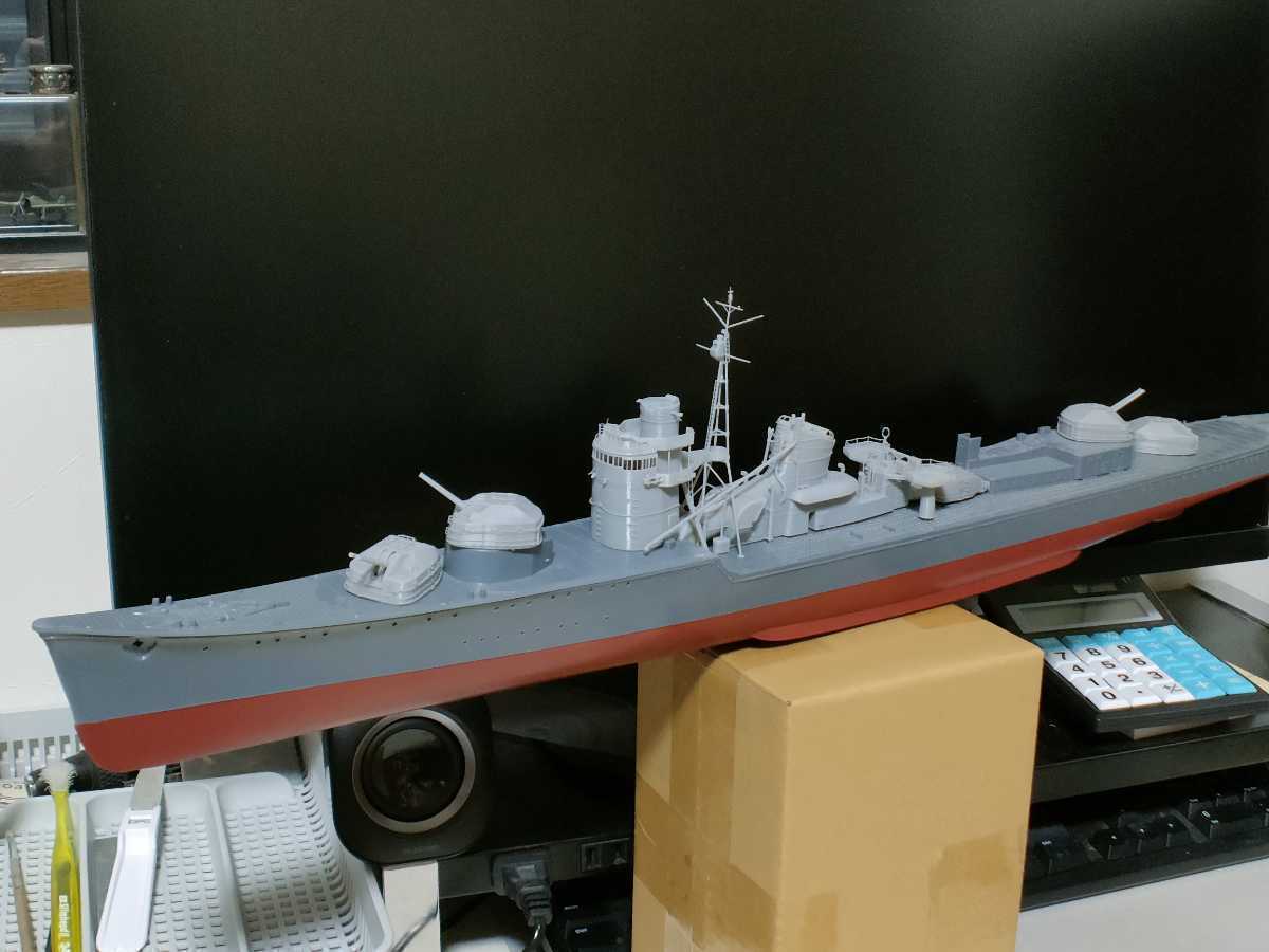 1/200　大日本帝国海軍　秋月型駆逐艦用砲塔４基set（艦これ　ニチモ　フジミ）_主砲のみの販売です。