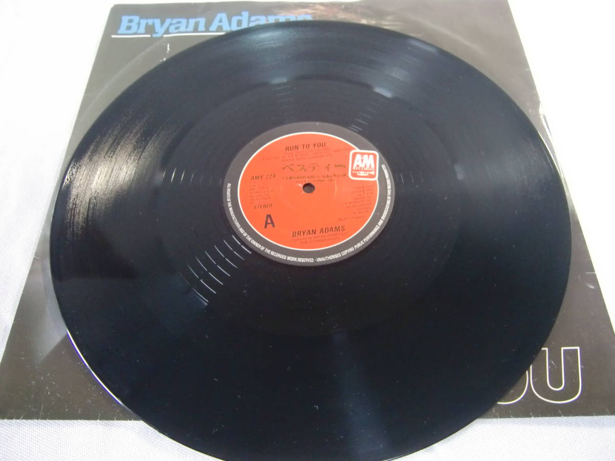 【 12inch 】BRYAN ADAMS ブライアン・アダムス 　　　　/　　　　　RUN TO YOU　　　- SPECIALLY REMIXED VERSION - _画像5