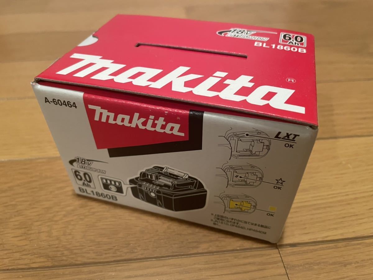 新品・未使用】マキタ リチウムイオンバッテリBL1860B 18V 6.0Ah 正規