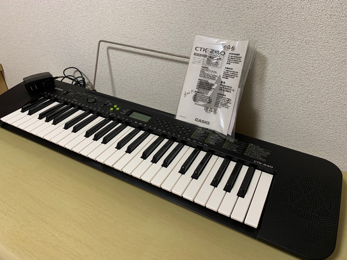 カシオ CASIO 電子ピアノ 電子キーボード CTK-240 器材 | d-edge.com.br