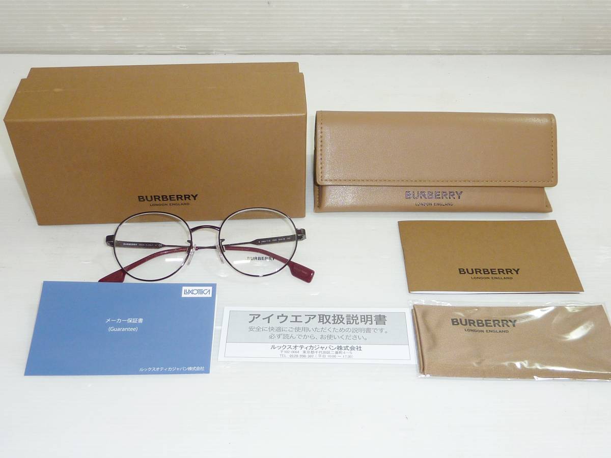 超話題新作 CV4026tb 展示品 美品 BURBERRY バーバリー メガネフレーム