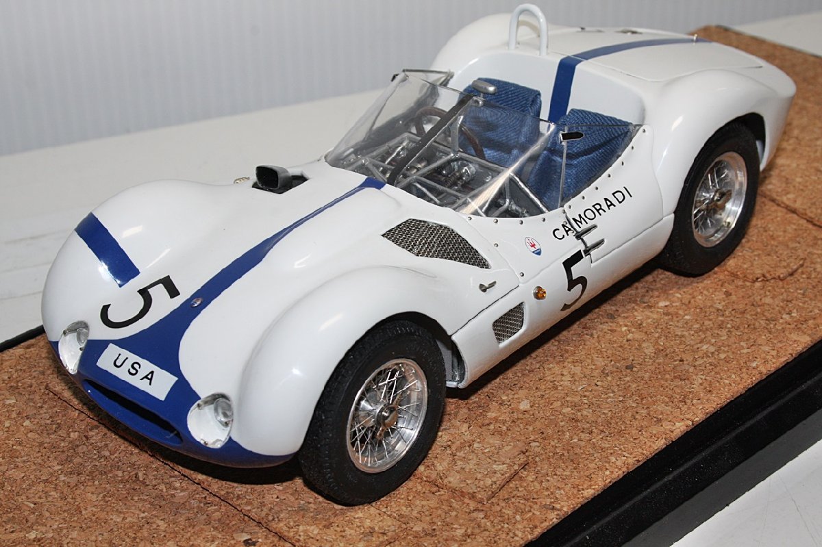 [K5A-46-236-2] CMC MASERATI TIPO 61 BIRDCAGE 1960 マセラティ・ティーポ61 バードケージ1960年 CAMORADI 本体のみ 中古 _画像1