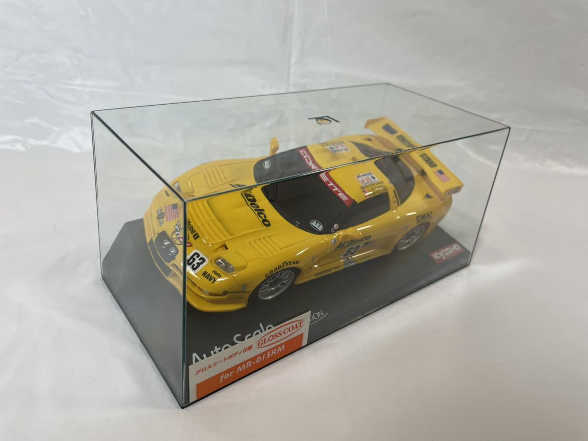 ★V268★ 未開封 京商 KYOSHO ミニッツオートスケール CHEVROLET CORVETTE C5-R 2002 シボレー コルベット イエロー 黄色の画像1