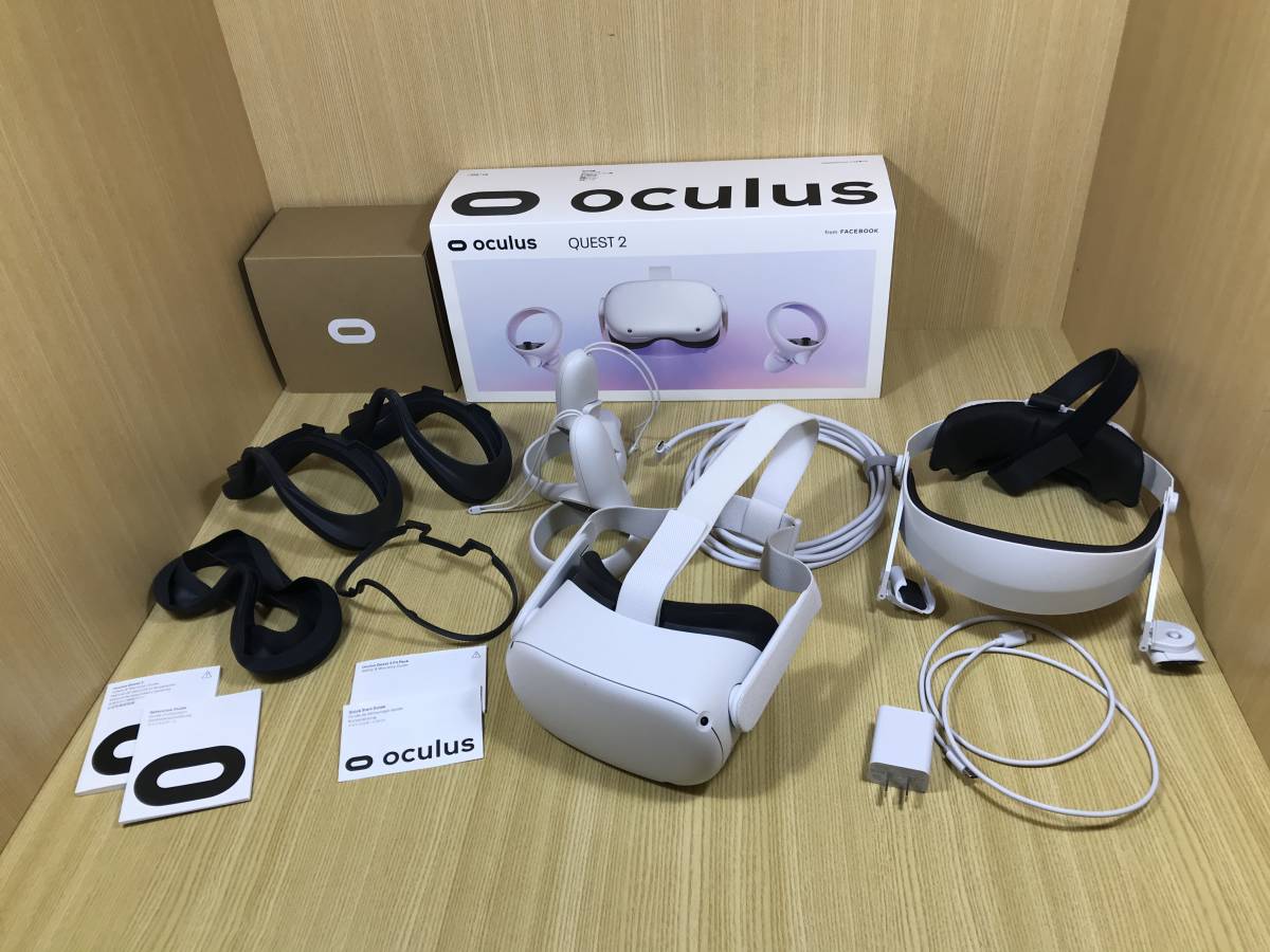 Oculus Quest 2 64GB ストラップ、 Linkケーブル付き 豪華 www.m