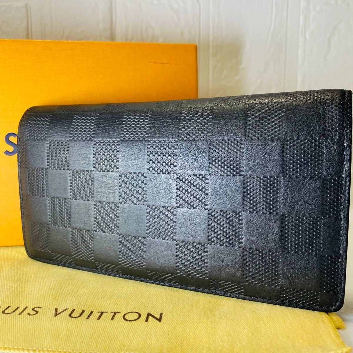 美品】LOUIS VUITTON ルイヴィトン ポルトフォイユ ブラザ ダミエ
