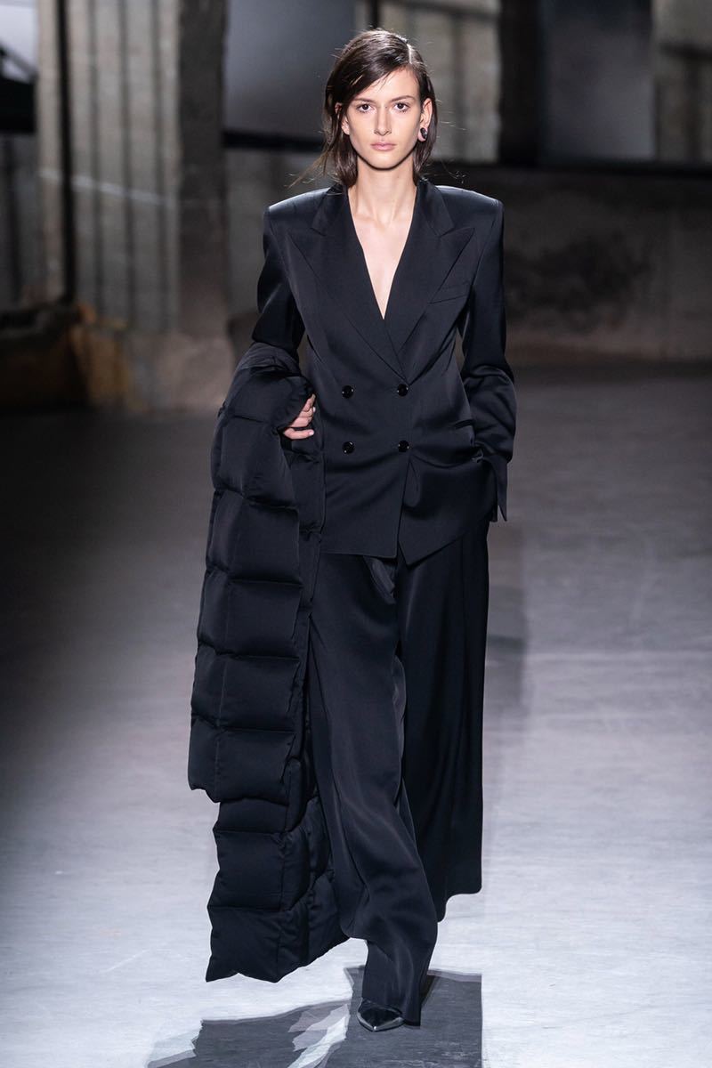 dries van noten 19aw レーヨン イージーワイドスラックス | www