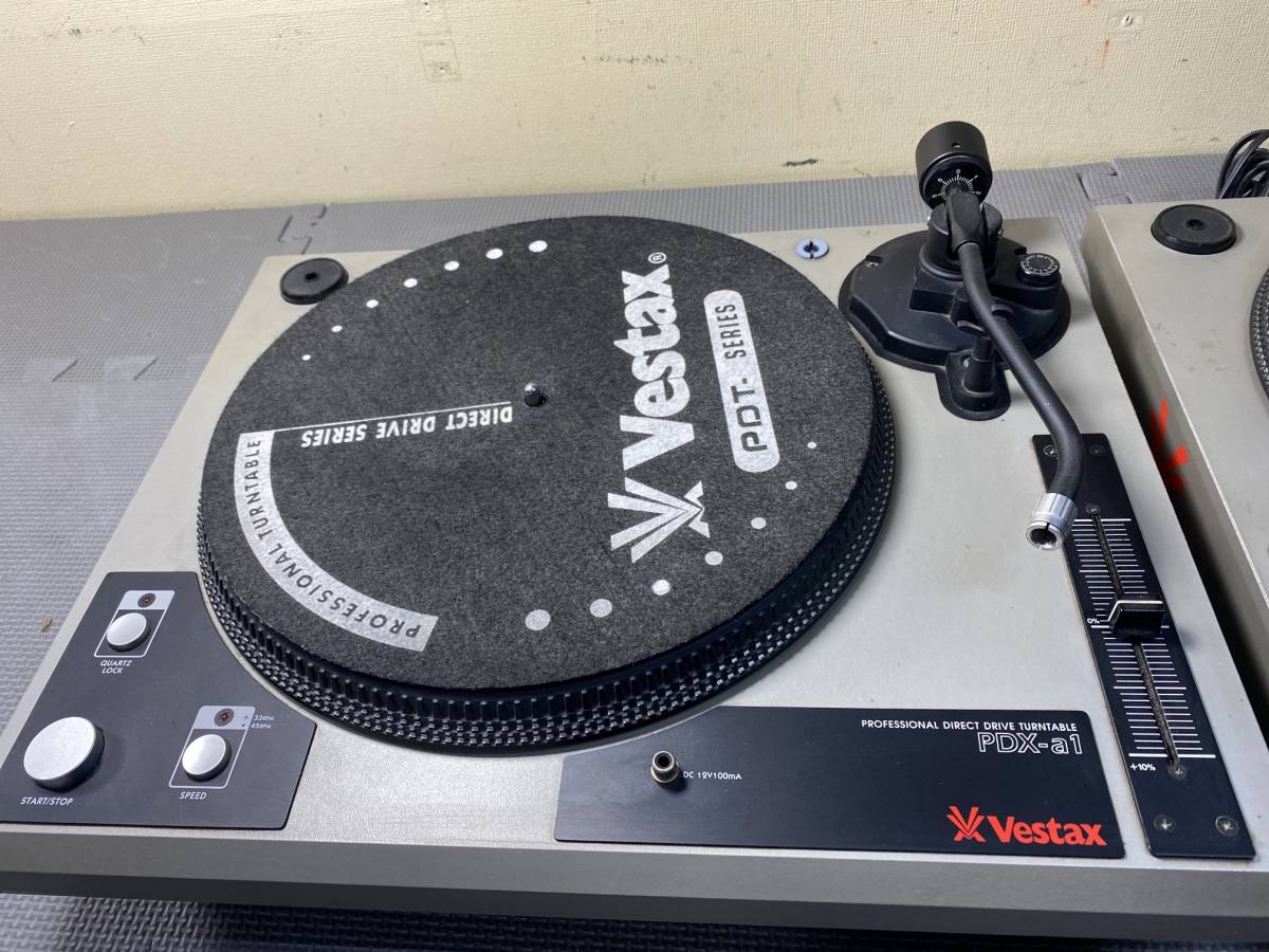 Vestax PDX-a1 DJターンテーブル レコードプレーヤー ベスタクス ペア