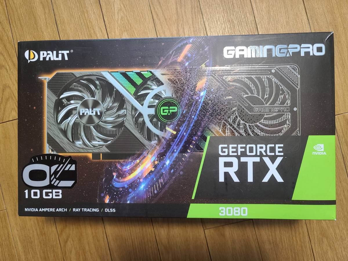 非LHR】【送料無料】Palit GeForce RTX 3080 Gaming Pro OC 10GB 【美